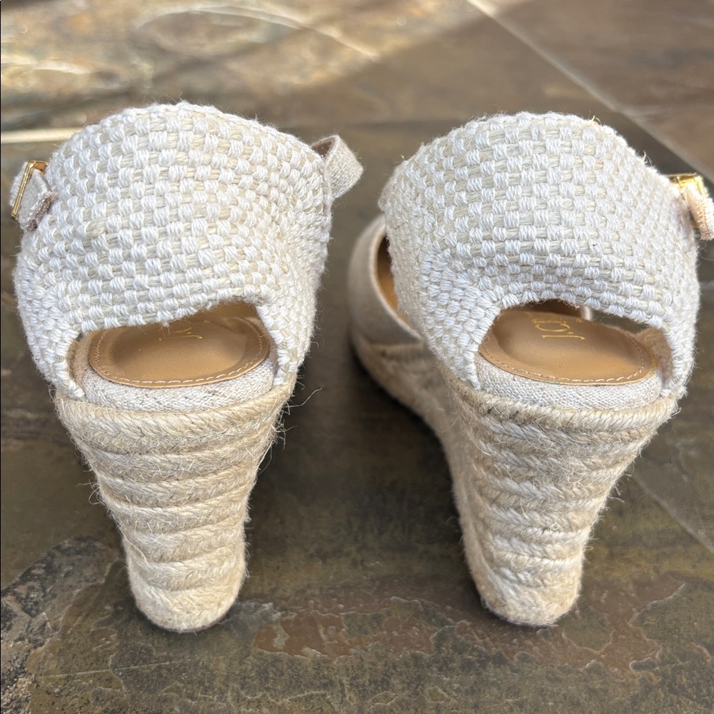 J. Crew Factory Ankle-Strap Espadrille Wedge - Picture 6 of 11
